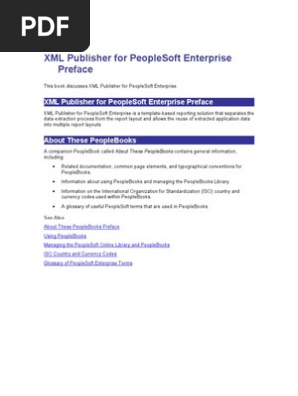 XML Publisher