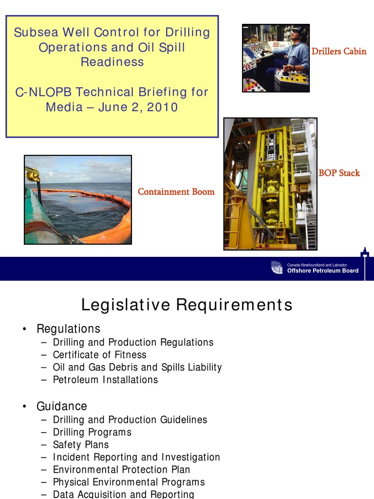 Subsea Well Control and Spill Readiness | PDF | Offshore Drilling ...