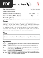 Animal Farm Book Report | Psychology & Cognitive Science
