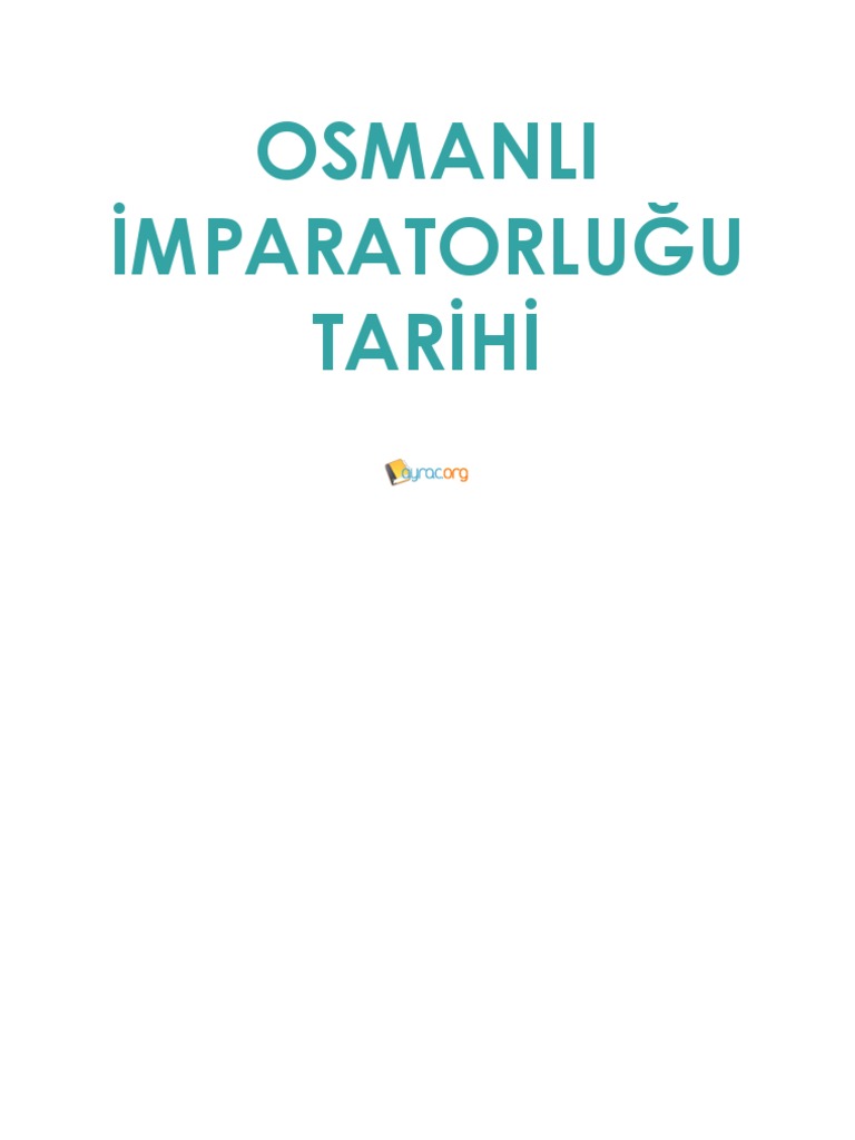 Osmanli Tarihi Pdf