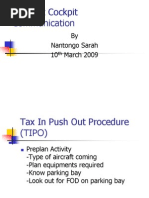 Aircraft Pushback Communication Procedures | PDF | Cockpit | Aviation
