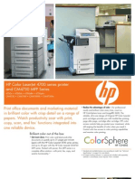 HP 4700 Spec Sheet