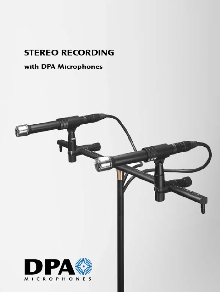 Stereo Mic Techniques PDF Microphone Loudspeaker