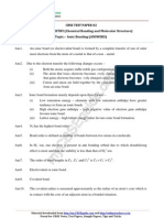 Chemical Bonding 2 Answers