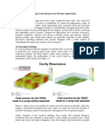 Reducing Cavity Resonance in Wireless Applications