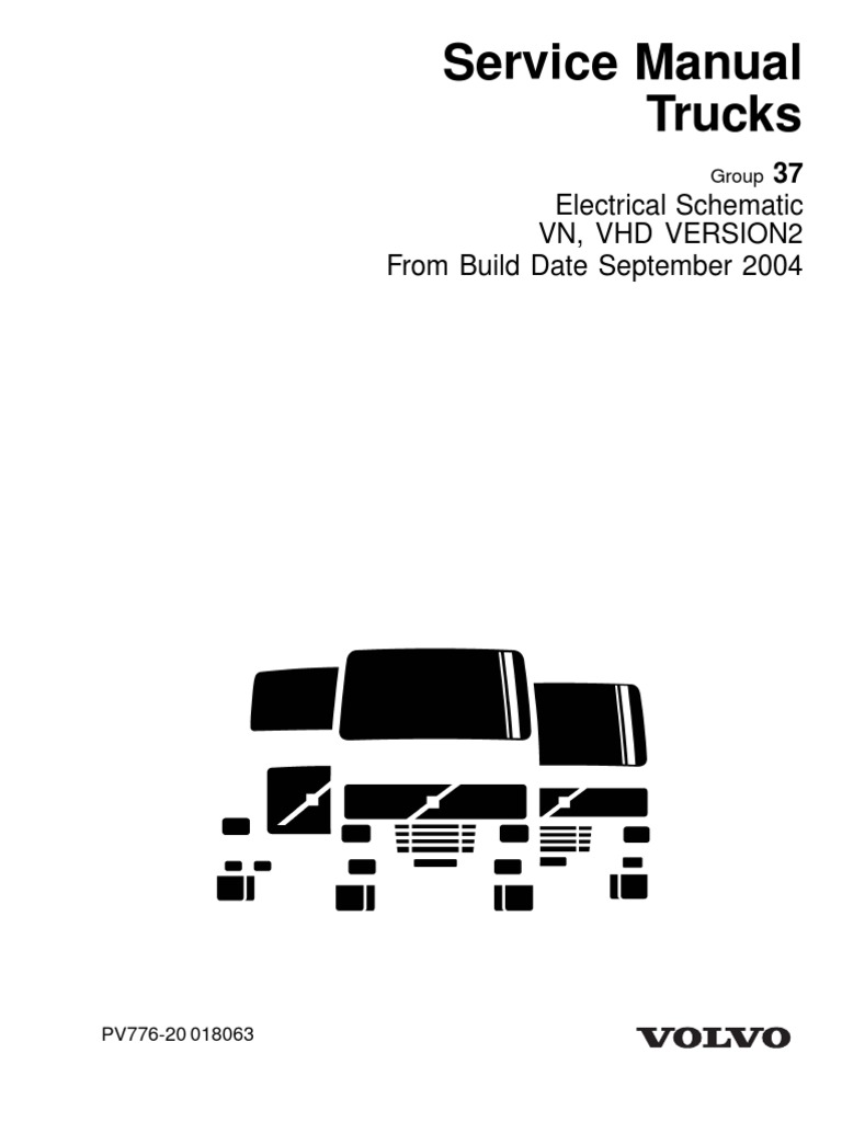 Volvo VNL Diagramas Electricos Completos PDF | PDF | Truck | Transmission  (Mechanics)