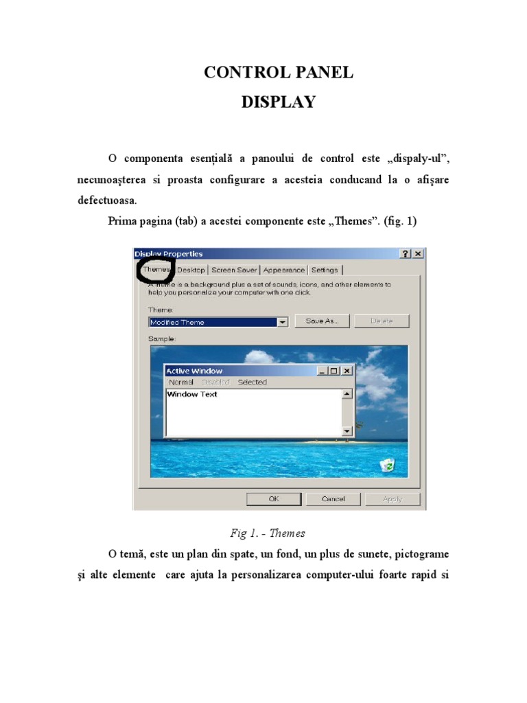 Control Panel | PDF