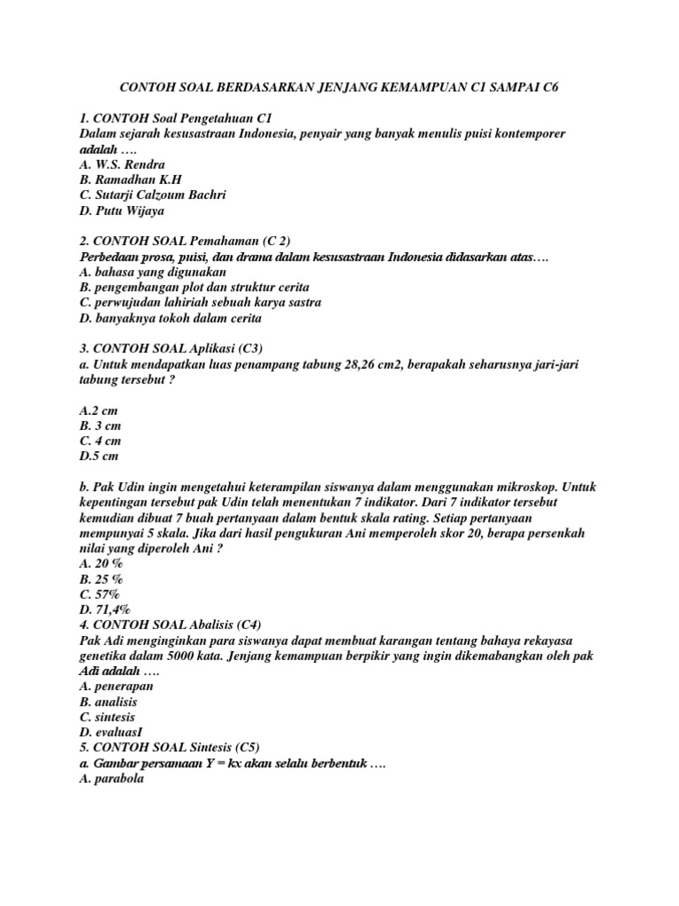 Contoh Soal