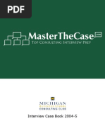 Download Ross Casebook 2005 for Case Interview Practice  MasterTheCase by MasterTheCasecom SN123406263 doc pdf