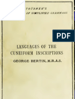 Bertin - Abridged Grammars of The Languages of The Cuneiform Inscriptions (1888)