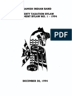 Squamish Nation Bylaws Property Taxation Amendment Bylaw_1-Dec 20, 1994
