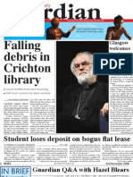 Glasgow University Guardian - November 11th 2008 - Issue 3