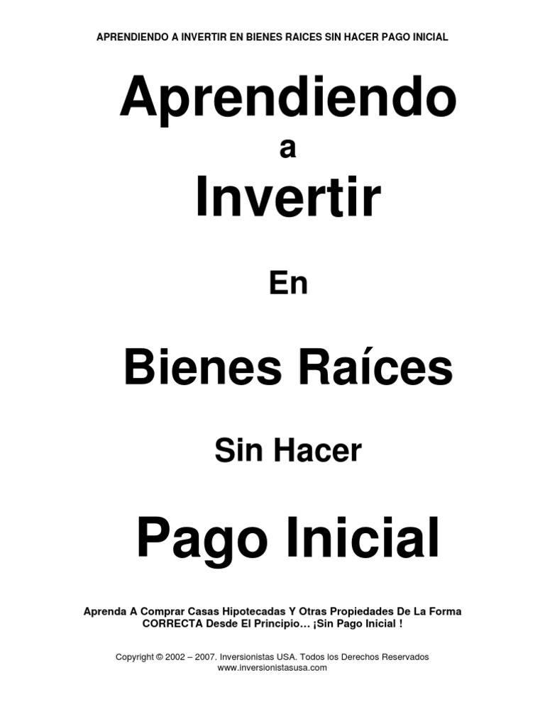 Libros De Bienes Raices Pdf Writer