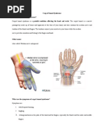 Download Carpal Tunnel Syndrome Final by catherine_suganob6496 SN12343191 doc pdf