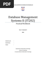 DBMSII PracBook Ass1 PDF