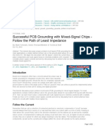 Successful PCB Grounding With Mixed-Signal Chips