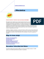 Fórmulas para cálculo