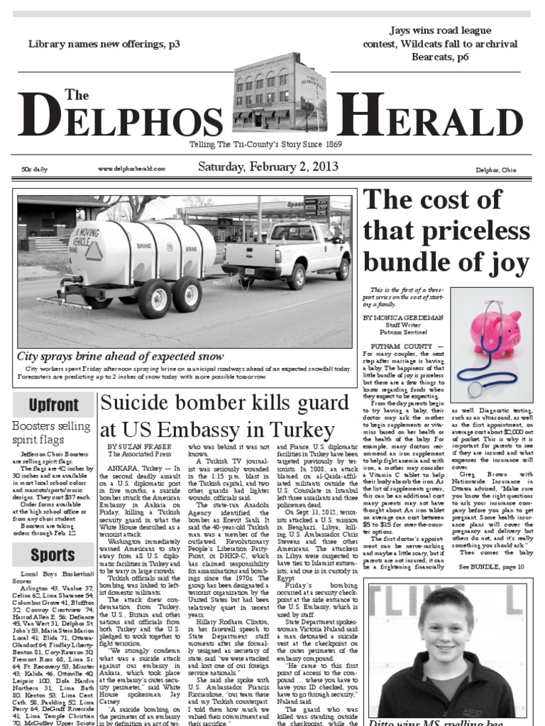 February 2, 2013 Delphos Herald PDF United States Postal Service