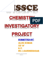Download Chemistry investigatory project by alokkumar012345 SN123447504 doc pdf