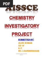 Download Chemistry investigatory project by alokkumar012345 SN123447504 doc pdf