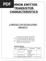 Download Common emitter transistor characteristics by Shiv Mangal Singh Rajawat SN123452751 doc pdf
