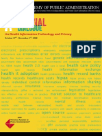 A National Dialogue On Health IT and Privacy: Final Panel Report