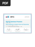 Download edX MITx 600 Certificate by Agung Santoso SN123458460 doc pdf