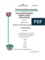 Reporte de La Práctica 2 - Enlaces Químicos - Final