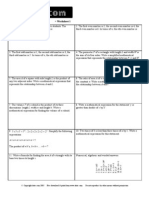 Year 7/8 Algebra Worksheet 1