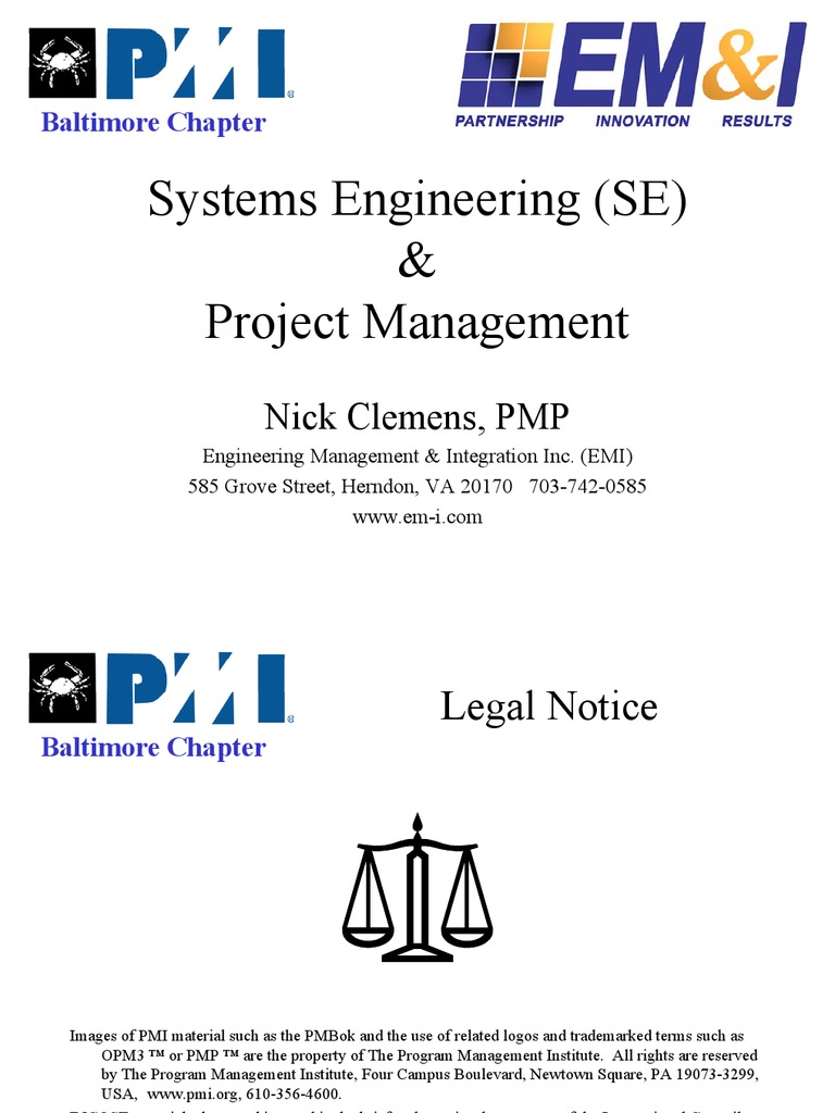 Systems Engineering and Project Management | PDF
