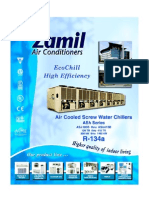 High Efficiency Chillers Screw Compressor ASh Series (R134a) PDF