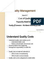 Cost of Quality