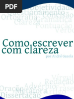 Como Escrever Com Clareza