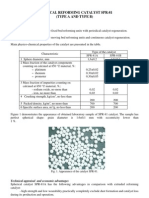 Spherical Reforming Catalyst Spr-81 (Type A and Type B) : Description