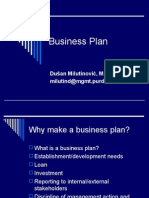 Business Plan: Dušan Milutinović, M.B.A. Milutind@mgmt - Purdue.edu