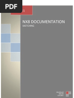 Unigraphics NX8 - Sketching