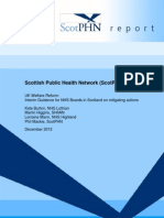 2012 12 18 Final Report UK Welfare Reform - Interim Guidance for NHS Boards in Scotland1[1]