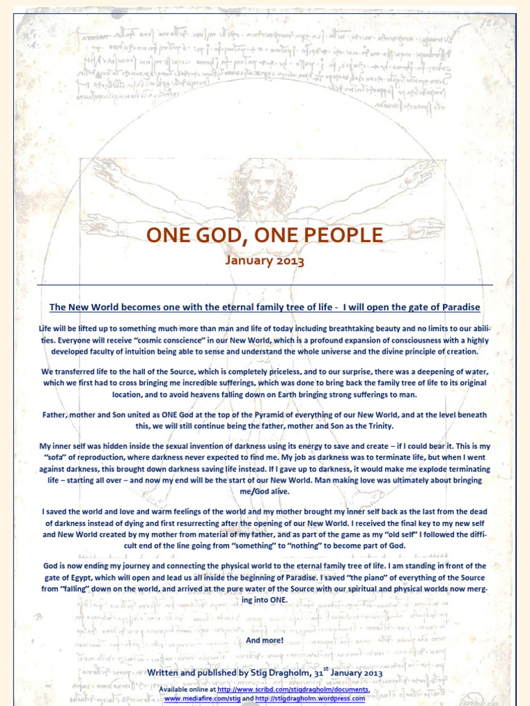 One God One People January 2013 PDF 768x1024 Foto One God One People January 2013 PDF