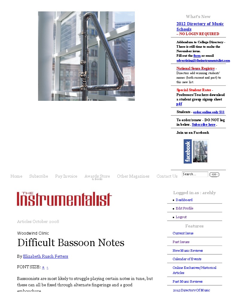 Difficult Bassoon Notes PDF Bassoon Musical Instruments