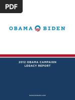 The 2012 Obama Campaign Legacy Report