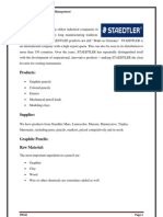 Staedtler:: Production and Operations Management