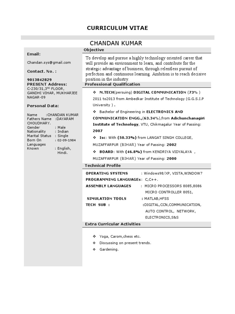 Chandan Kumar: Data Engineer CV Summary | PDF | Career & Growth | Computers