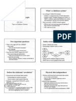 What's A Database System?