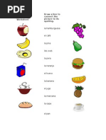 Download Spanish Food Vocabulary Worksheet by Jena SN12351070 doc pdf