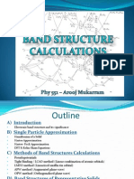 Electronic Band Structure Calculations