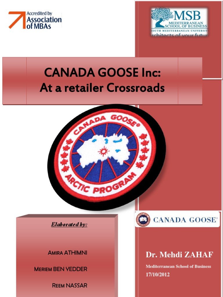Canada Goose Brand Retail