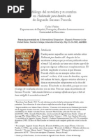 El diálogo del novelista y su sombra