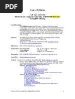 Ece5320 Mechatronics Syllabus Sp07