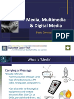 Media, Multimedia & Digital Media: Basic Concepts