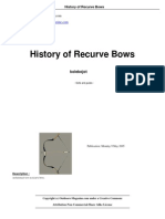 History of Recurve Bows